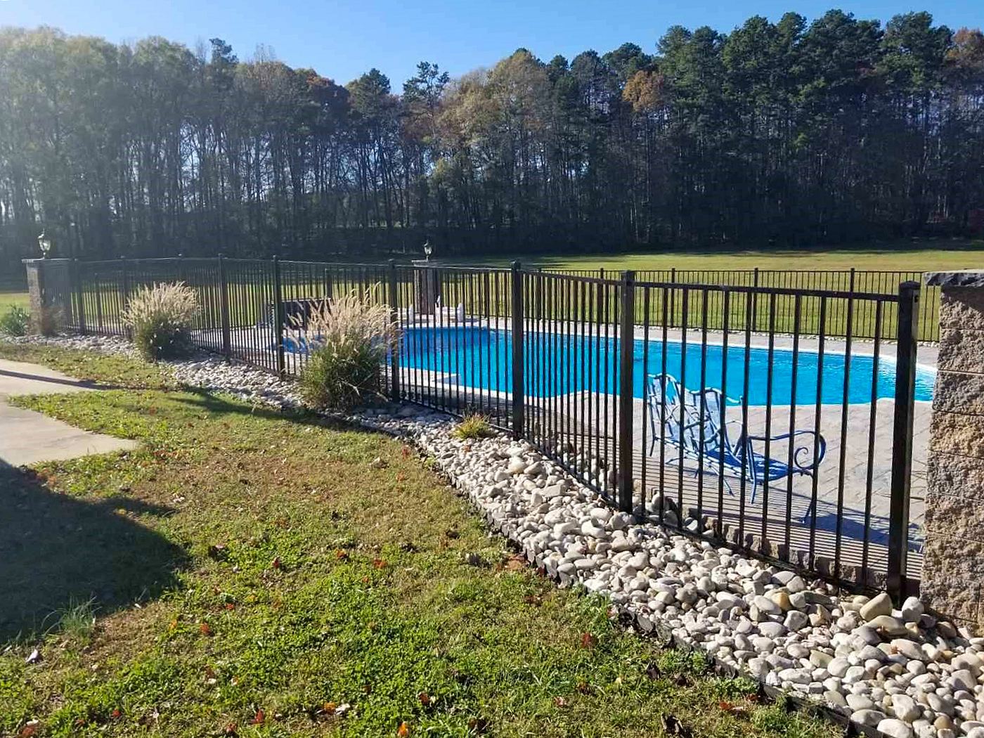 Pool Fence in Armada, Michigan