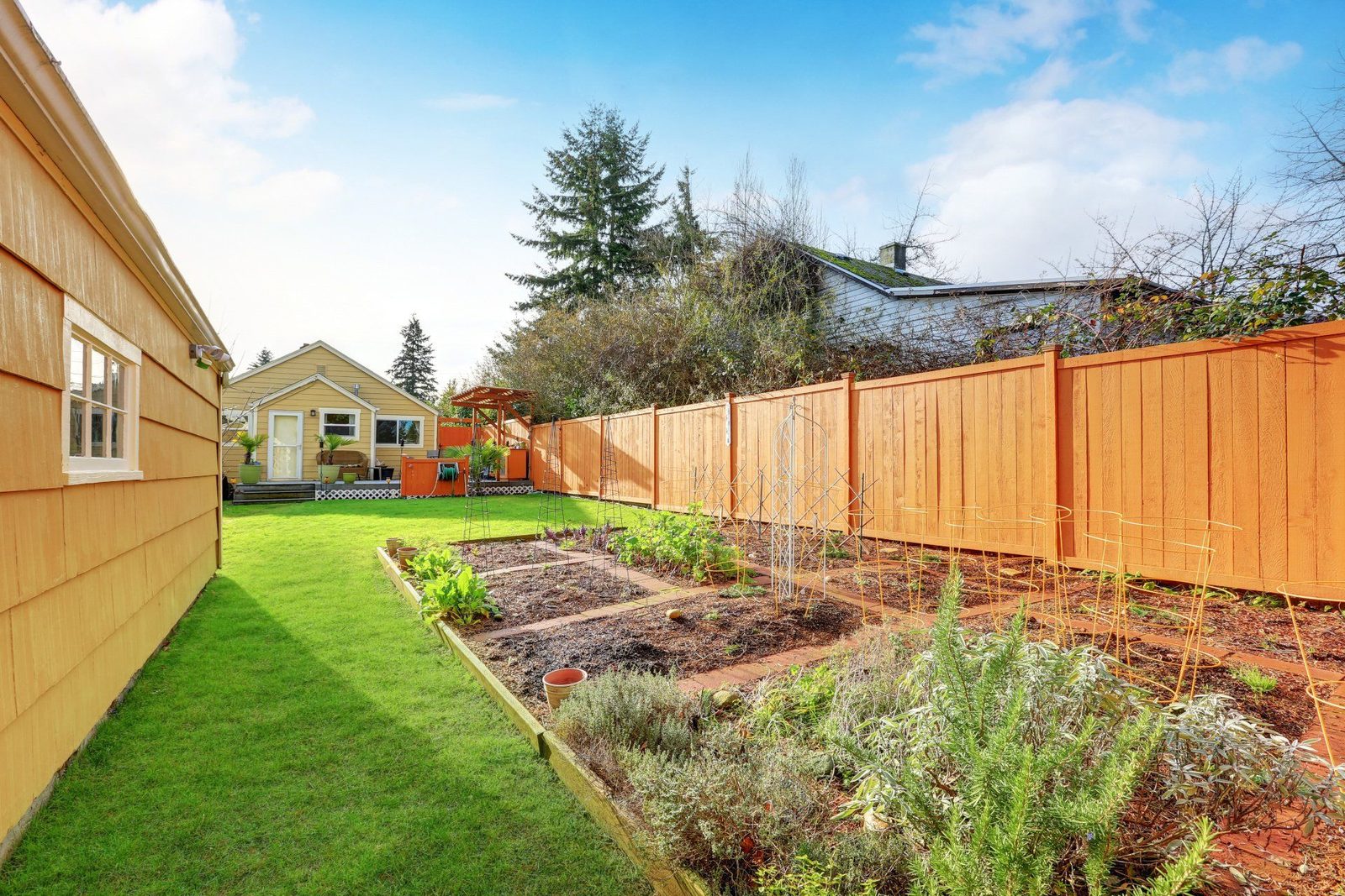 Wood privacy fence installed by Fence Companies Detroit