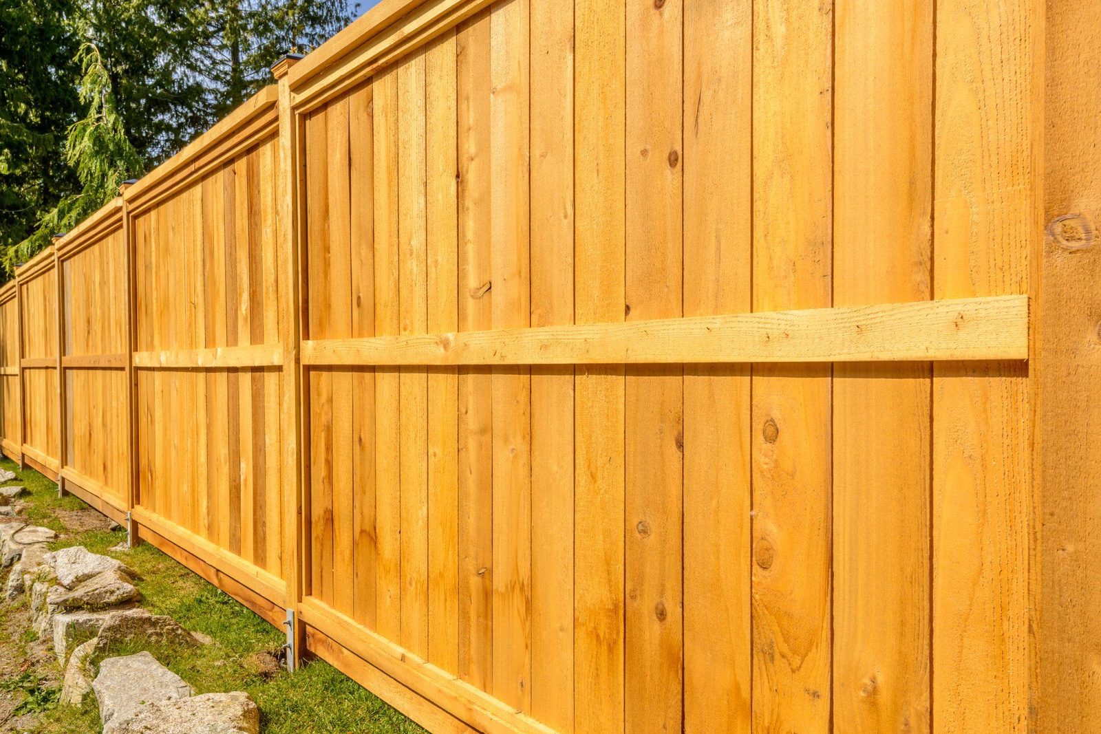 Wood Privacy Fence in Armada, Michigan